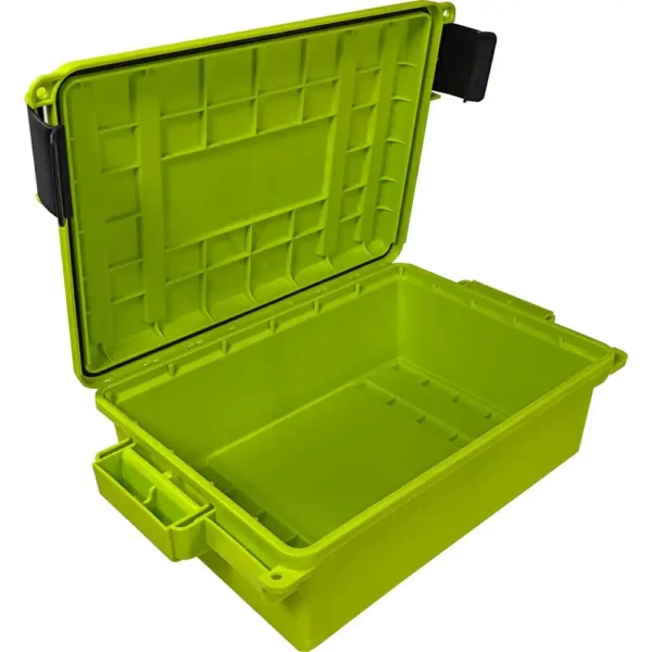 MTM EMERGENCY BOX 19 IN L X 15.75 IN W X 5.25 IN H YELLOW GREEN ( 4 PER CASE ) — view 1