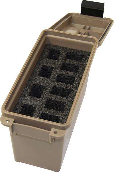 MTM MAGAZINE CAN HOLDS 10 DOUBLE STACK HANDGUN MAGS DARK EARTH ( 8 PER CASE ) — view 1