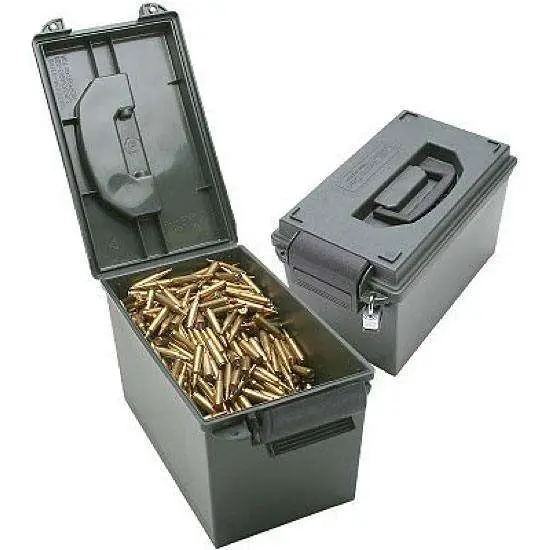 MTM AMMO CAN GREEN FOR BULK AMMO 9.3lL X 15.3 W X 8.8 H ( 6 PER CASE ) — view 1