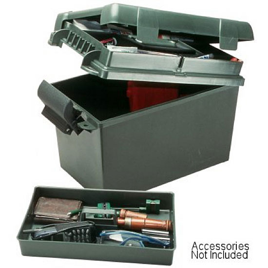 MTM DRY BOX TOP LID ACC W/TRAY  15X8X10 GREEN — view 1