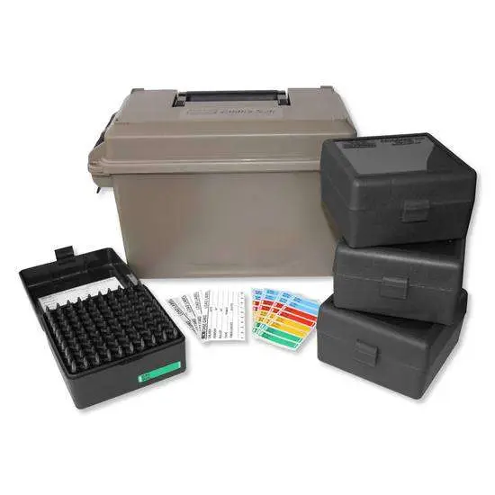 MTM AMMO CAN .223 GREEN INCLUDES 4 RS-100'S DK EARTH ( 6 PER CASE ) — view 1