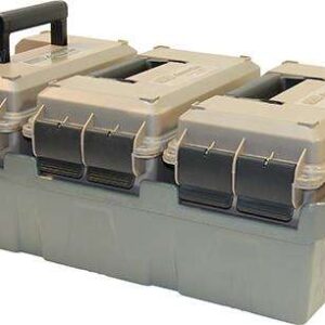 MTM 3 CAN AMMO CRATE 50 CAL  DARK EARTH/ARMY GREEN  ( 3 PER CASE )