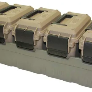 MTM AMMO CAN DARK EARTH/ARMY GREEN 5 CAN CRATE MINI CANS ( 3 PER CASE )