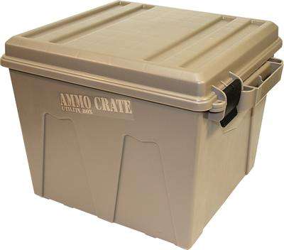 MTM AMMO CRATE EXTRA TALL 19" X15.7" X 13.4"  DARK EARTH ( 4 PER CASE ) — view 1