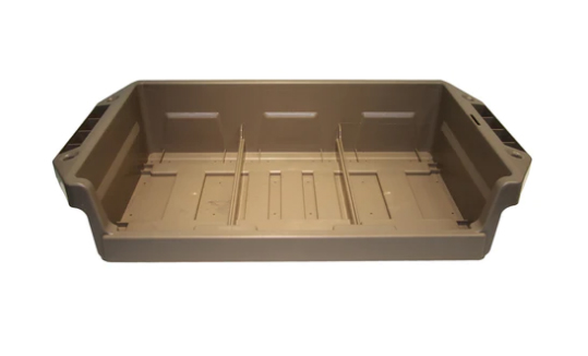 MTM METAL AMMO CAN TRAY DARK EARTH HOLDS 3/50CAL METAL CANS ( 6 PER CASE ) — view 1