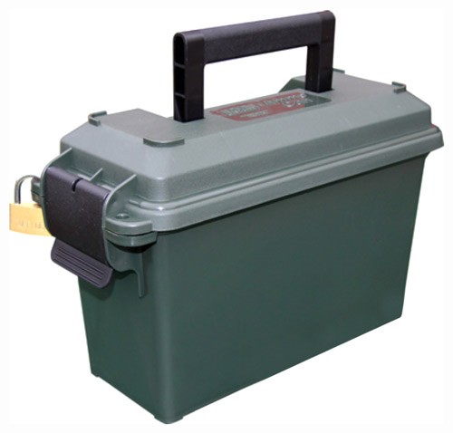 MTM 30 CALIBER AMMO CAN TALL - FOREST GREEN LOCKABLE — view 1