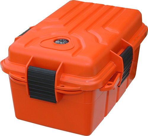 MTM SURVIVOR DRY BOX - LARGE 10"X7"X5" ORANGE — view 1