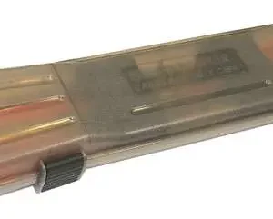 MTM TRAVELERS BOLT CASE HOLDS 6 BOLTS UP TO 24.25 IN CLEAR SMOKE ( 4 PER CASE )