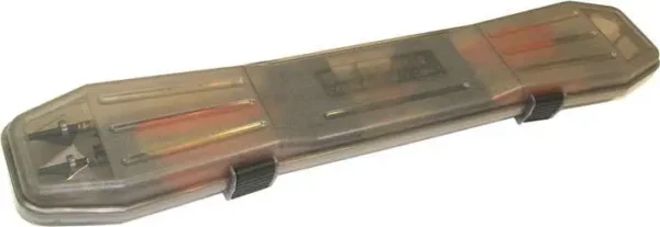 MTM TRAVELERS BOLT CASE HOLDS 6 BOLTS UP TO 24.25 IN CLEAR SMOKE ( 4 PER CASE ) — view 1