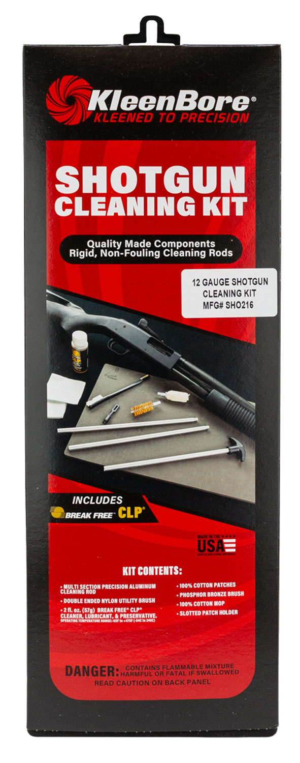 KleenBore SHO216 Classic Cleaning Kit 12 Gauge Shotgun — view 1