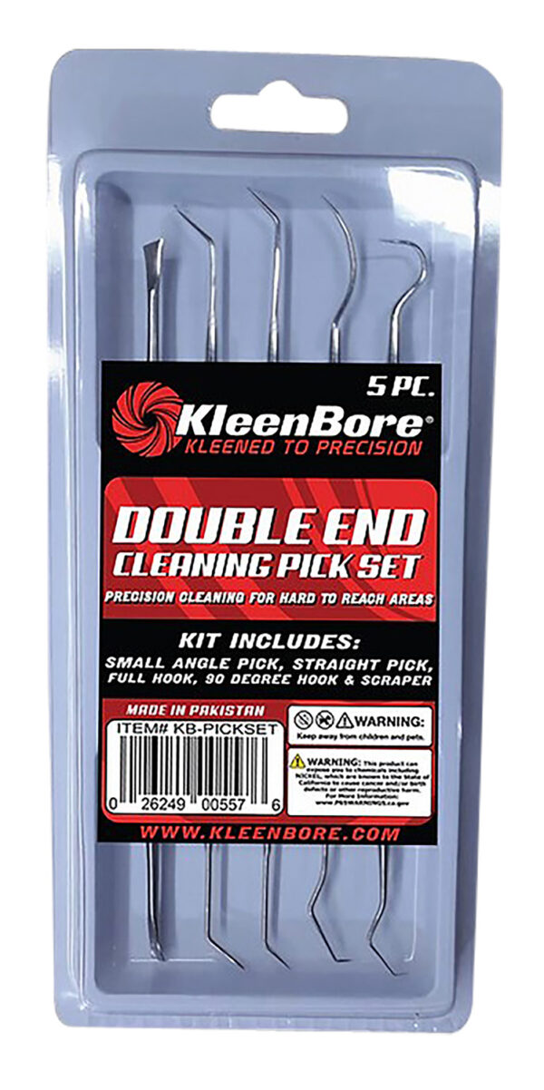KleenBore KB-PICKSET Stainless Steel Double Ended Gun Pick Set — view 1
