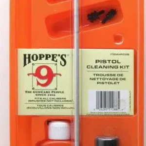 HOPPES CLAMSHELL  CLEAN KIT PISTOL ALL CAL ( 10 PER CASE )