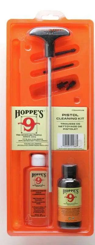 HOPPES CLAMSHELL  CLEAN KIT PISTOL ALL CAL ( 10 PER CASE ) — view 1