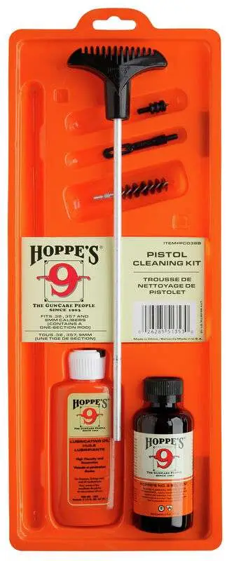HOPPES CLAMSHELL CLEAN KIT 40/10MM PISTOL ( 10 PER CASE ) — view 1