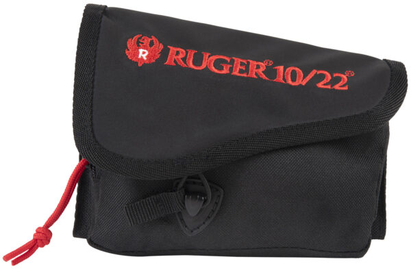 Ruger 27222 Buttstock Pouch  Black Cordura — view 1