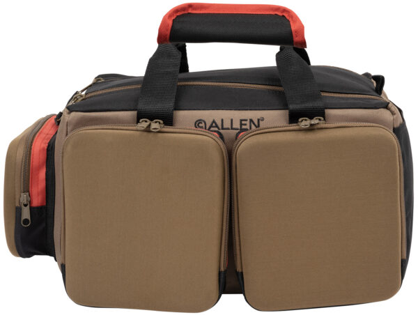 Allen 8305 Eliminator Rangemaster Tan Range Bag w/Pistol Rug, Multiple Exterior Pockets,  Rigid Bottom w/Feet For Stability — view 1