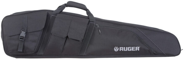 Ruger 27932 Defiance Tactical Rifle Case  42" Black Endura with Ruger Logo, Carry Handle, Knit Lining, Mag Pocket, Accessory Pockets & Lockable Zipper — view 1