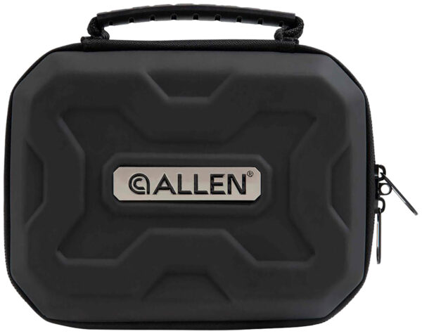 Allen 827 EXO  Handgun Case Black Polymer, Molded Carry Handle, Egg Crate Foam & Lockable Zippers 7" x 5.25" — view 1