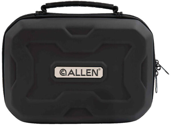 Allen 829 EXO  Handgun Case Black Polymer, Molded Carry Handle, Egg Crate Foam & Lockable Zippers 9" x 6.25" Interior Dimensions — view 1