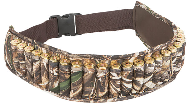 Allen 2525 Waterfowl Shotgun Shell Belt Realtree Max-4 Neoprene 25rd Shotgun Waist Mount Adjustable Belt — view 1