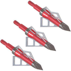 Allen 14696 Photon Broadhead Stainless Steel Blades Red 3 Pack