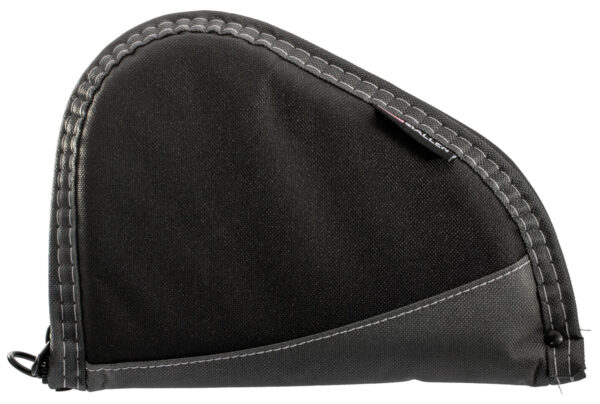 Allen 4448 Deluxe  Handgun Case Black w/Gray Trim, Foam Padding, Non-Absorbent Lining & Lockable Zipper 8" L — view 1