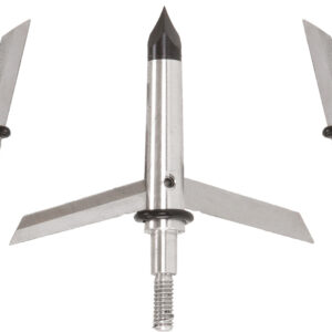 Allen 14674 Tomahawk Expandable Broadhead Stainless Steel Blades Silver 3 Pack