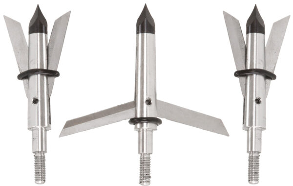 Allen 14674 Tomahawk Expandable Broadhead Stainless Steel Blades Silver 3 Pack — view 1