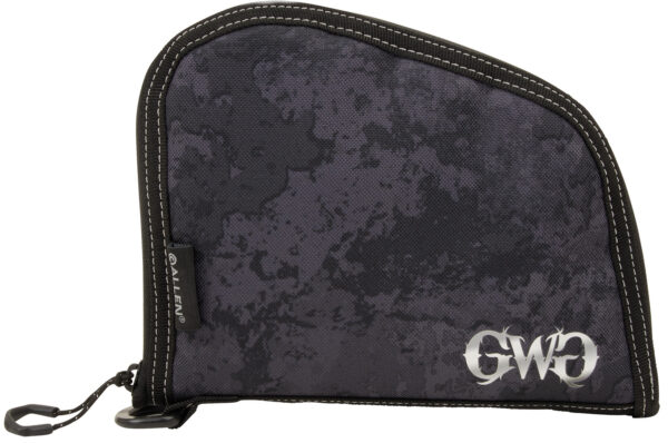 Girls With Guns 9078 Midnight Handgun Case 8" Black/Shade Blackout Camo, Locking Zipper — view 1