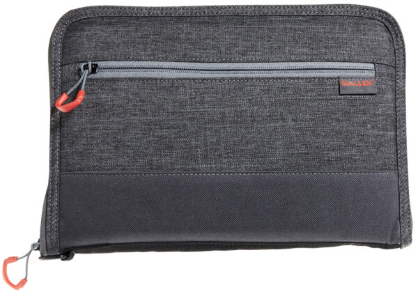 Allen 7757 Auto-Fit 2.0 Deluxe Handgun Case Gray w/Red Accents, Foam Padding, Knit Interior, Exterior Pocket  Finish for Most Full-Size Semi-Autos 11" L — view 1
