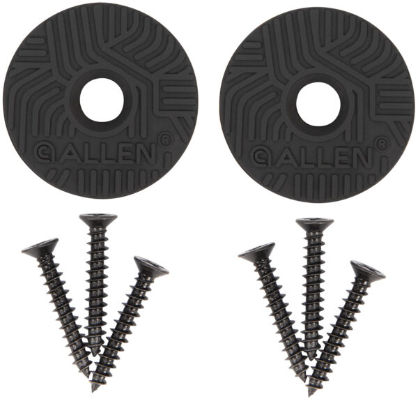 Allen 5649 Disc Gun & Tool Magnet Set Black Metal Screw On 2 pk — view 1