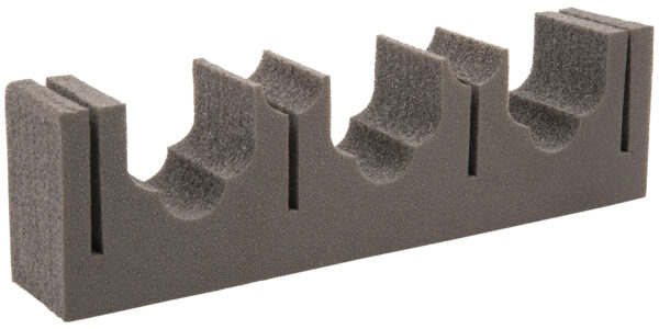 Allen 5658 Firearm & Fishing Rod Magnetic Holder Black Metal/Foam Holds 3 Rifle/Shotgun — view 1