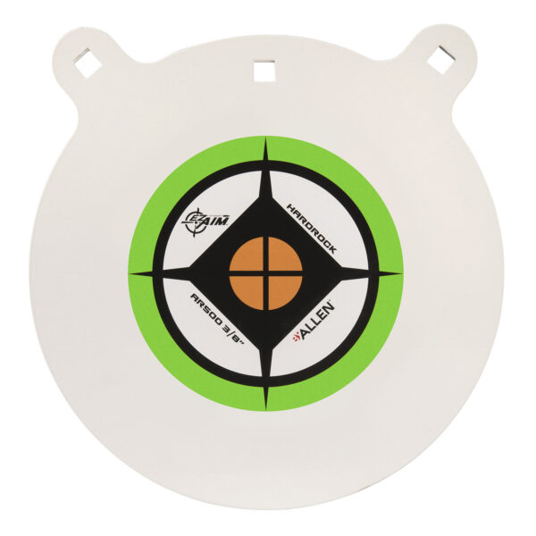 EZ-Aim 15599 Hardrock  12" AR500 Steel Gong Shooting Target .38" Thickness Black / Green / White — view 1