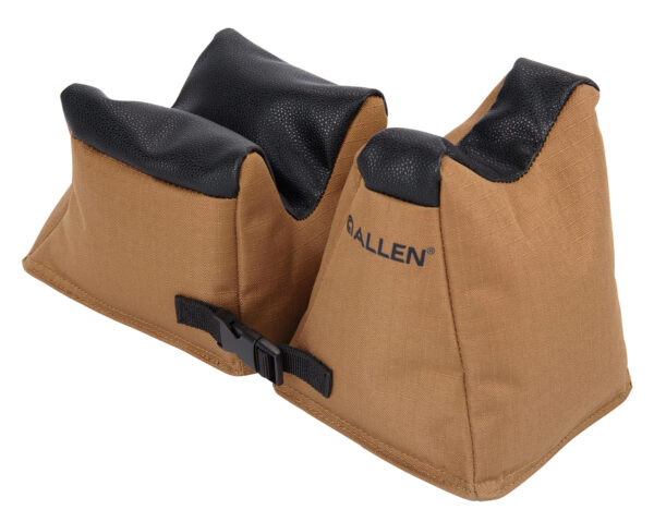Allen 18411 X-Focus Combo Prefilled Front and Rear Bag, Coyote w/Black Accents Ripstop Polyester, Tacky Grip Bottom Weighs 5.10 lbs., 11.50" L x 5.50" H — view 1