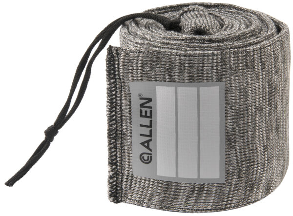 Allen 13167 Stretch Knit Gun Sock Gray Silicone-Treated Knit w/Custom ID Labeling Holds Rifles with Scope or Shotguns 52" L x 3.75" W Interior Dimensions — view 1