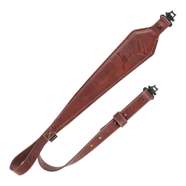 Heritage Cases 8510 Deer Deboss  Brown Leather 28"-35" OAL Rifle — view 1