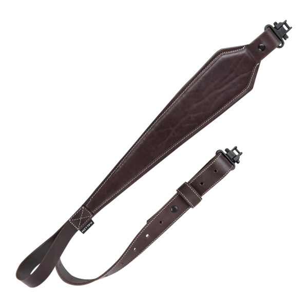 Heritage Cases 8511 Plain Dark Leather  Dark Mahogany Leather 28"-35" OAL Rifle — view 1