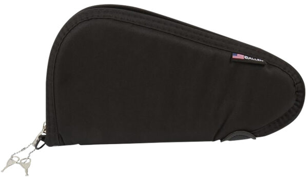 Allen 7411 Locking Handgun Case Black Endura, YKK Zippers & Foam Padding Includes 2 Keys 11" L — view 1