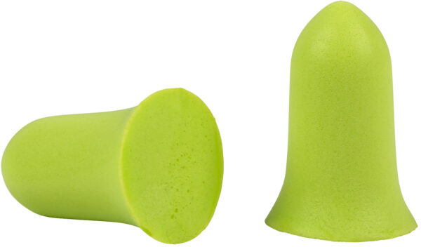 Allen 4128 Tapered Foam Ear Plugs 32 dB Lime Green 50 Pair — view 1