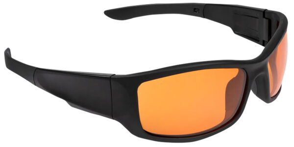 Allen 4138 Sync Safety Glasses Amber Lens Black Frame — view 1