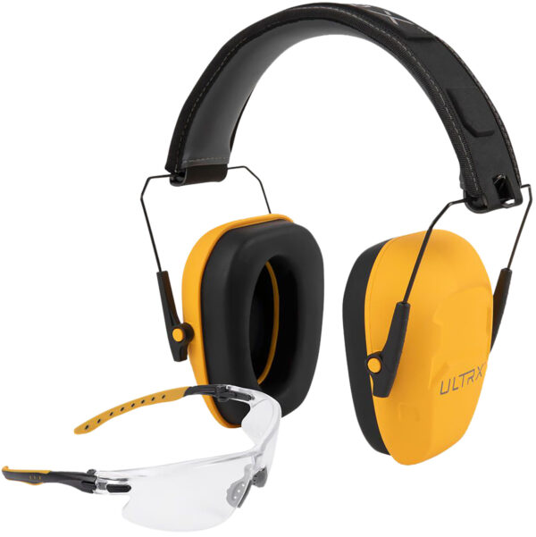 Allen 4156 Shield Ear & Eye Protection Combo 23 dB Yellow — view 1