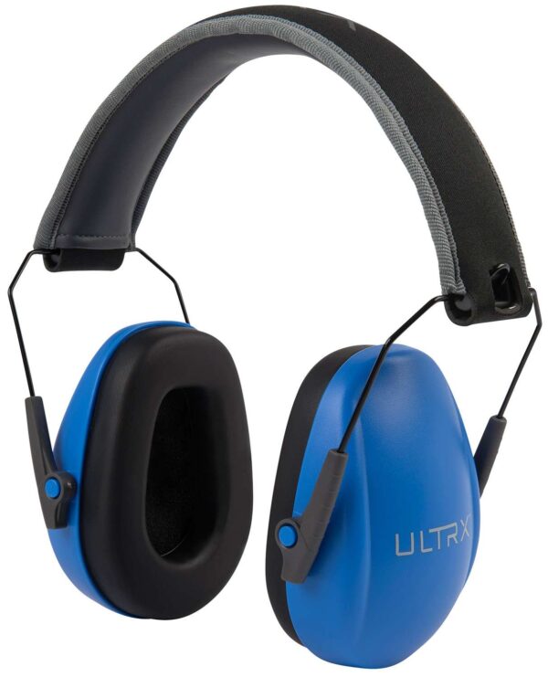 ALLEN ULTRX SLIM PROFILE YOUTH PASSIVE MUFF - BLUE (3/CASE) — view 1