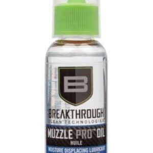 BREAKTHROUGH CLEAN MUZZLE PRO OIL 2OZ. BOTTLE W/ NEEDLE TIP APPLICATOR (12 PER CASE)