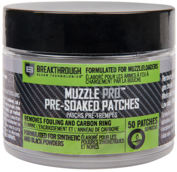 Breakthrough Clean BTMZSCP Muzzle Pro Pre-Soaked Patches 50 — view 1