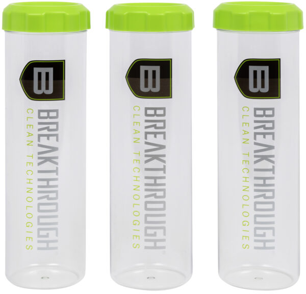Breakthrough Clean BTSCT3PK  Suppressor Tubes Clear/Green 3 Pack — view 1