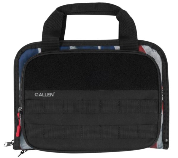 Allen 1122 Victory Taper Case Double Red/White/Blue Holds 2 Handguns — view 1
