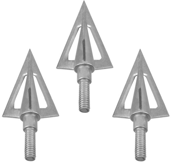 Allen 14615 Ion Fixed Blade Broadhead Gray 3 Pack — view 1