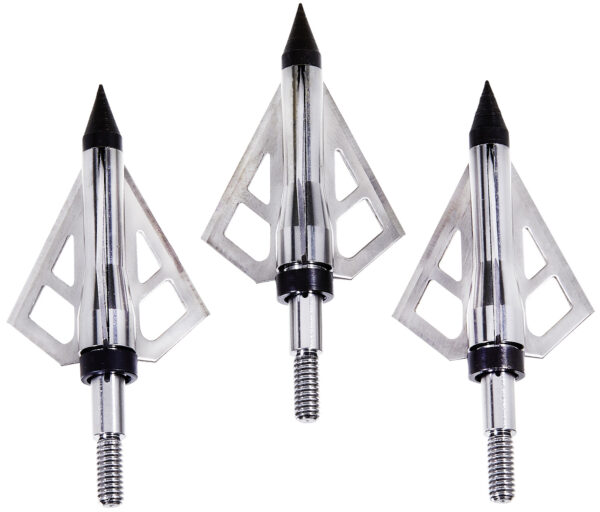 Allen 14625 Optimus Broadhead Stainless Steel Blades Silver 3 Pack — view 1