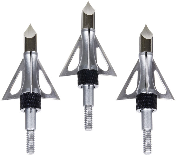Allen 14635 Impact Fixed Blade Broadhead Stainless Steel Blades Silver 3 Pack — view 1