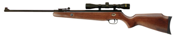 Beeman 1051 Teton Combo Spring Piston 177 Pellet Black Rec/Barrel Hardwood Stock Includes 4x32mm Scope — view 1